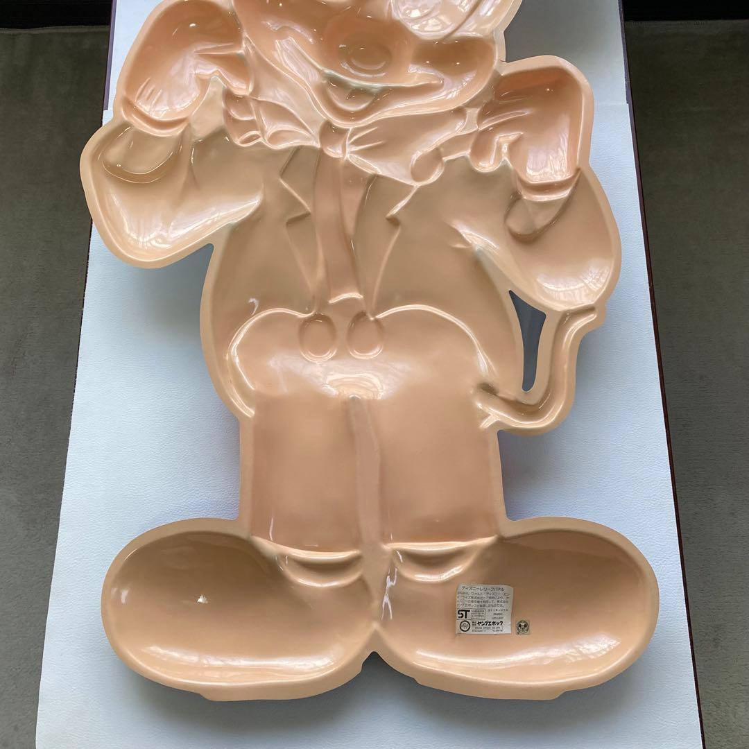 ミッキーマウス 東京ディズニーランド 壁掛け レリーフ パネル 2点 レトロ