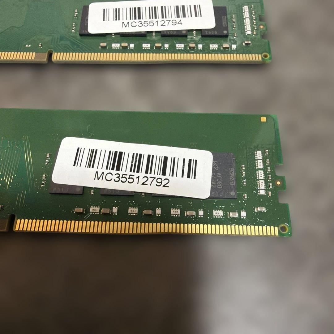 Kingston DDR4-3200 32GB×2枚セット（計64GB）メモリ