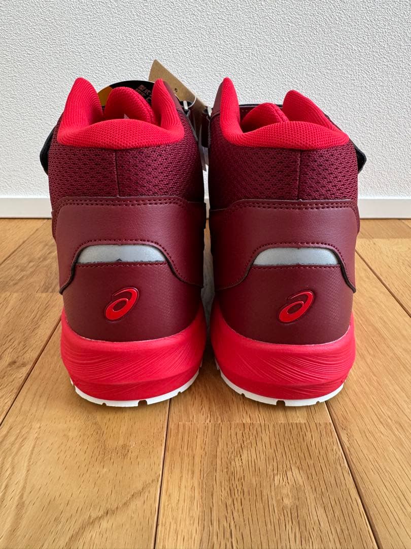 【新品未使用】asics WINJOB CP216 安全靴 28cm レッド