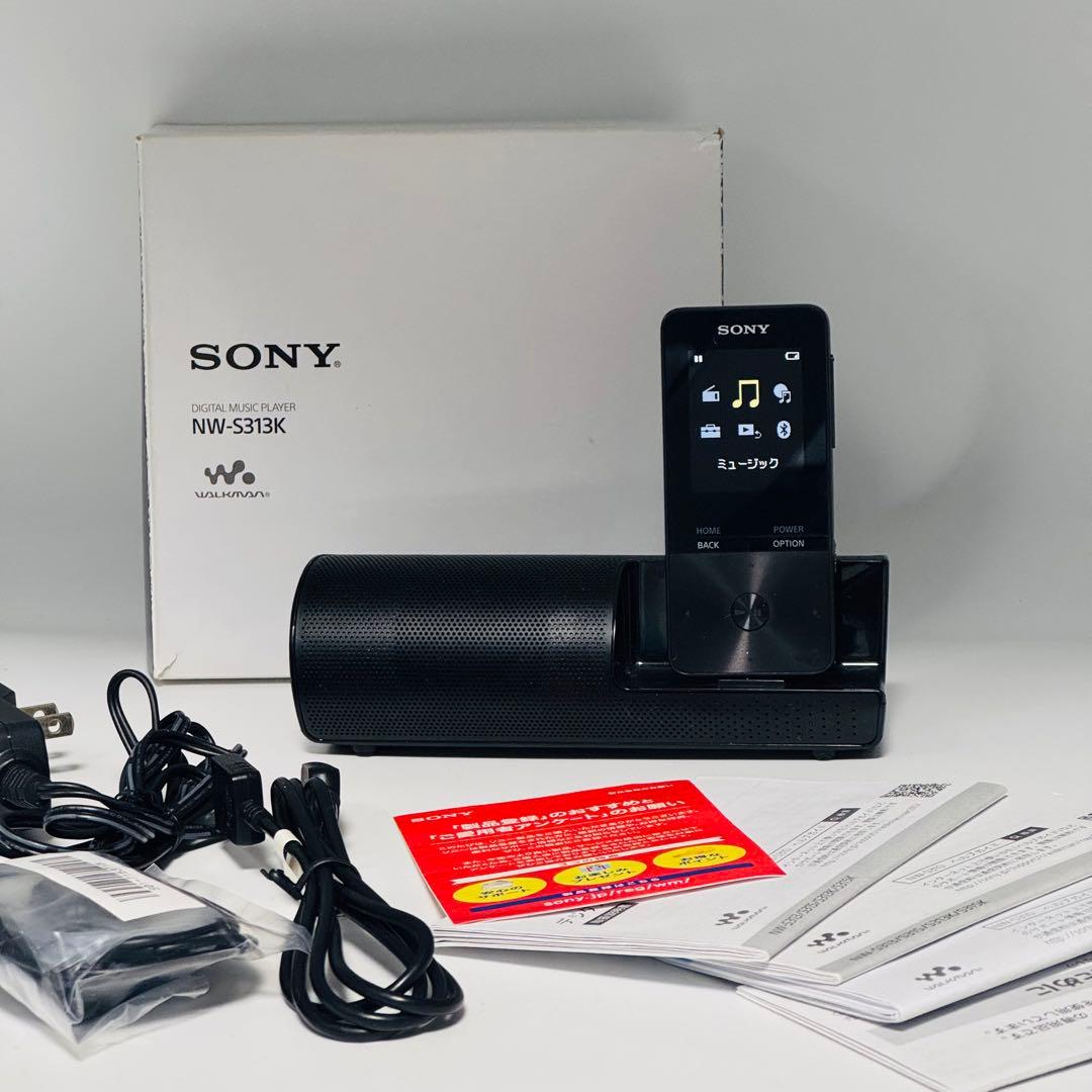 美品★SONY ウォークマン Sシリーズ NW-S313K (B) ブラック