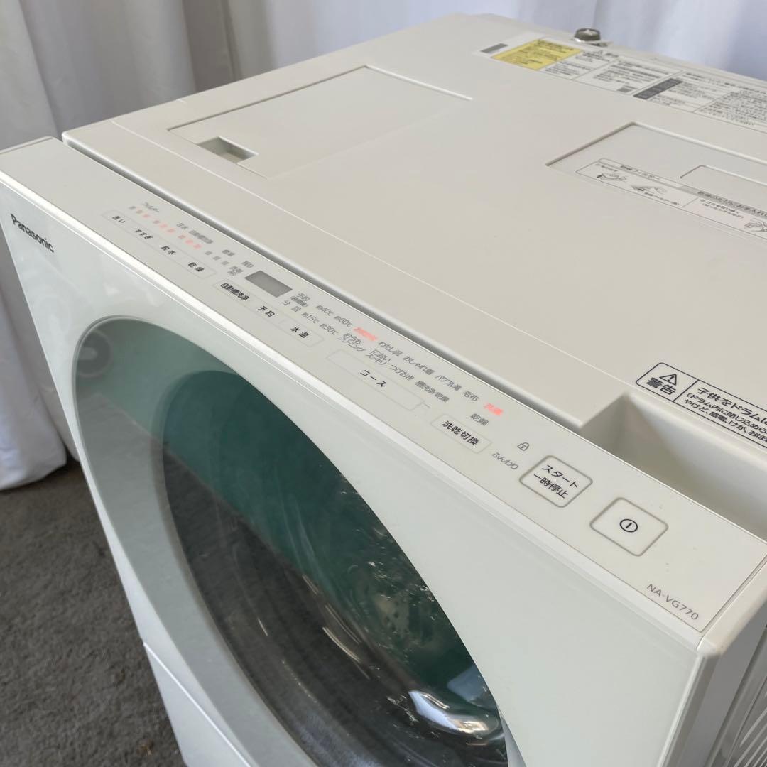 C89❤️　ドラム式洗濯機　パナソニック　7キロ　乾燥　綺麗　中古　安い　設置無料
