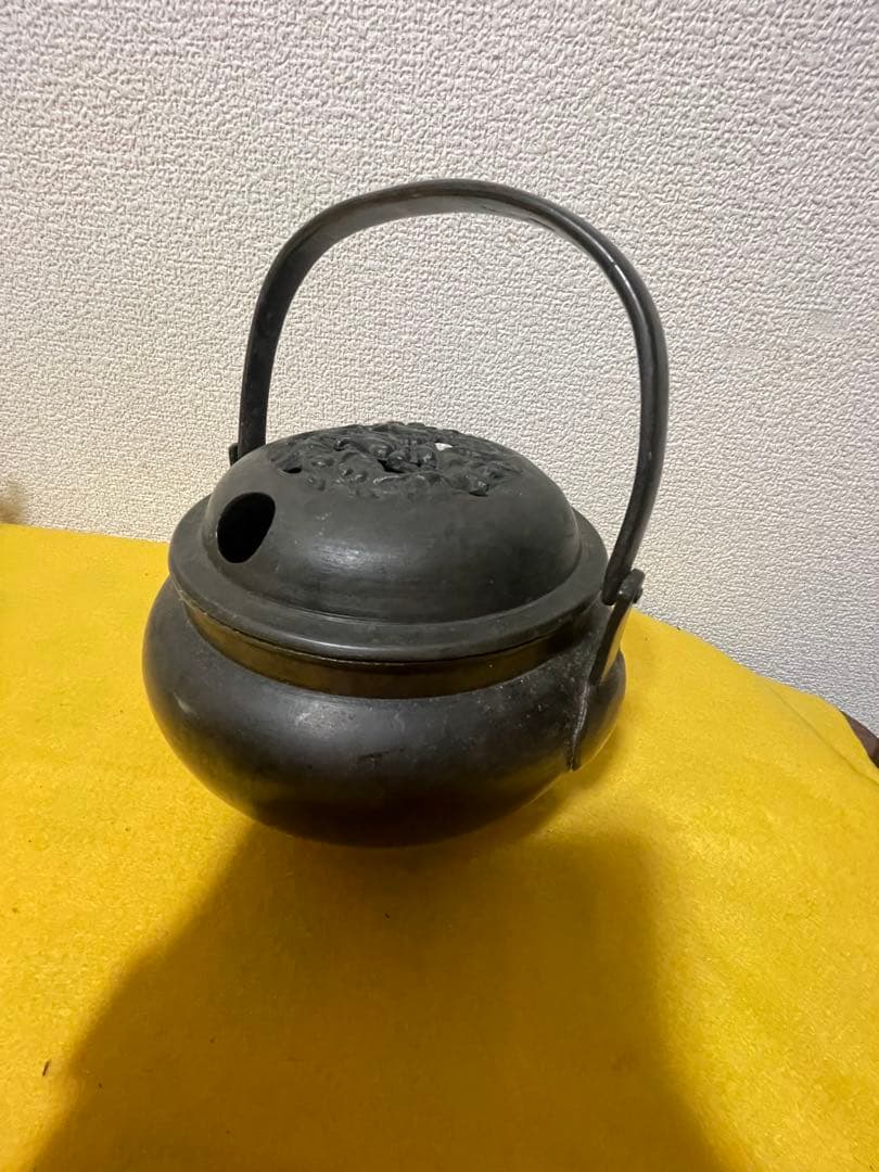 銅手炉　古美術　手炙　香炉　銅製