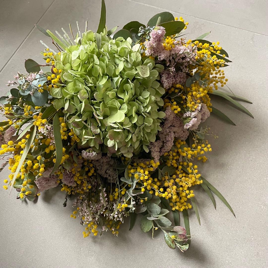 6.アンティーク紫陽花スワッグ