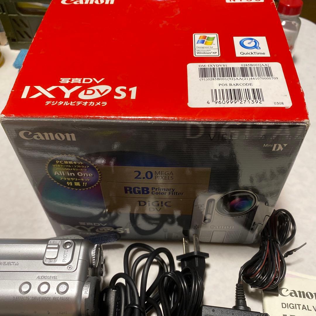動作品　Canon  miniDVビデオカメラ　IXY DV S1