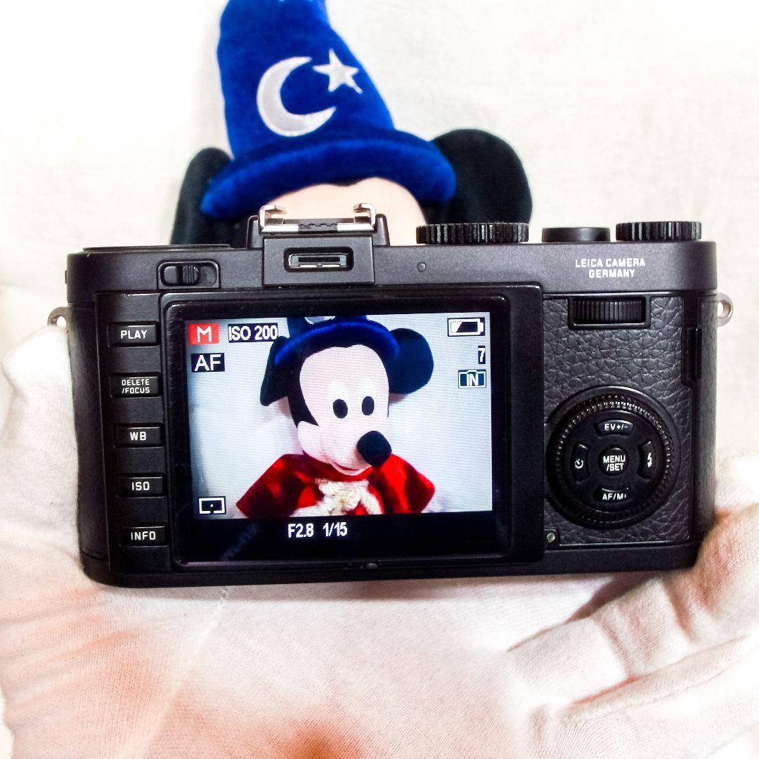 完動良品 ライカ (leica) LeicaX2 純正ストラップ 巾着 革ケース