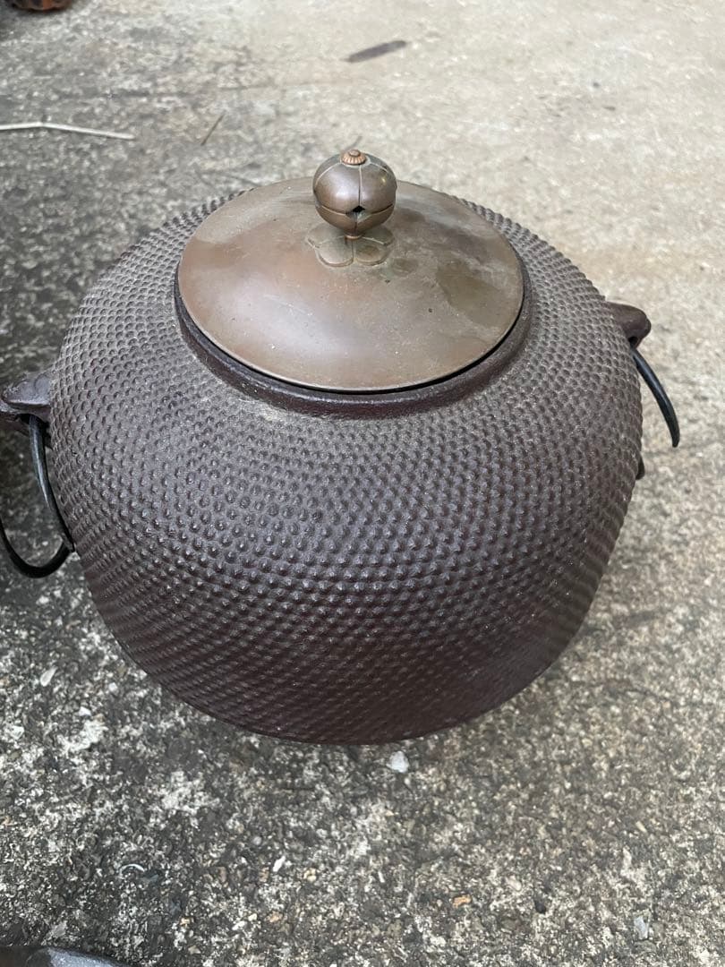 Tiệm Trà An Quý唐銅　釜　★ 茶道具　茶道　茶事