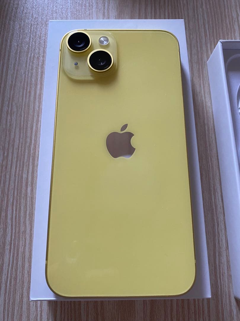 Apple iPhone 14 イエロー 本体　超美品　128GB SIMフリー