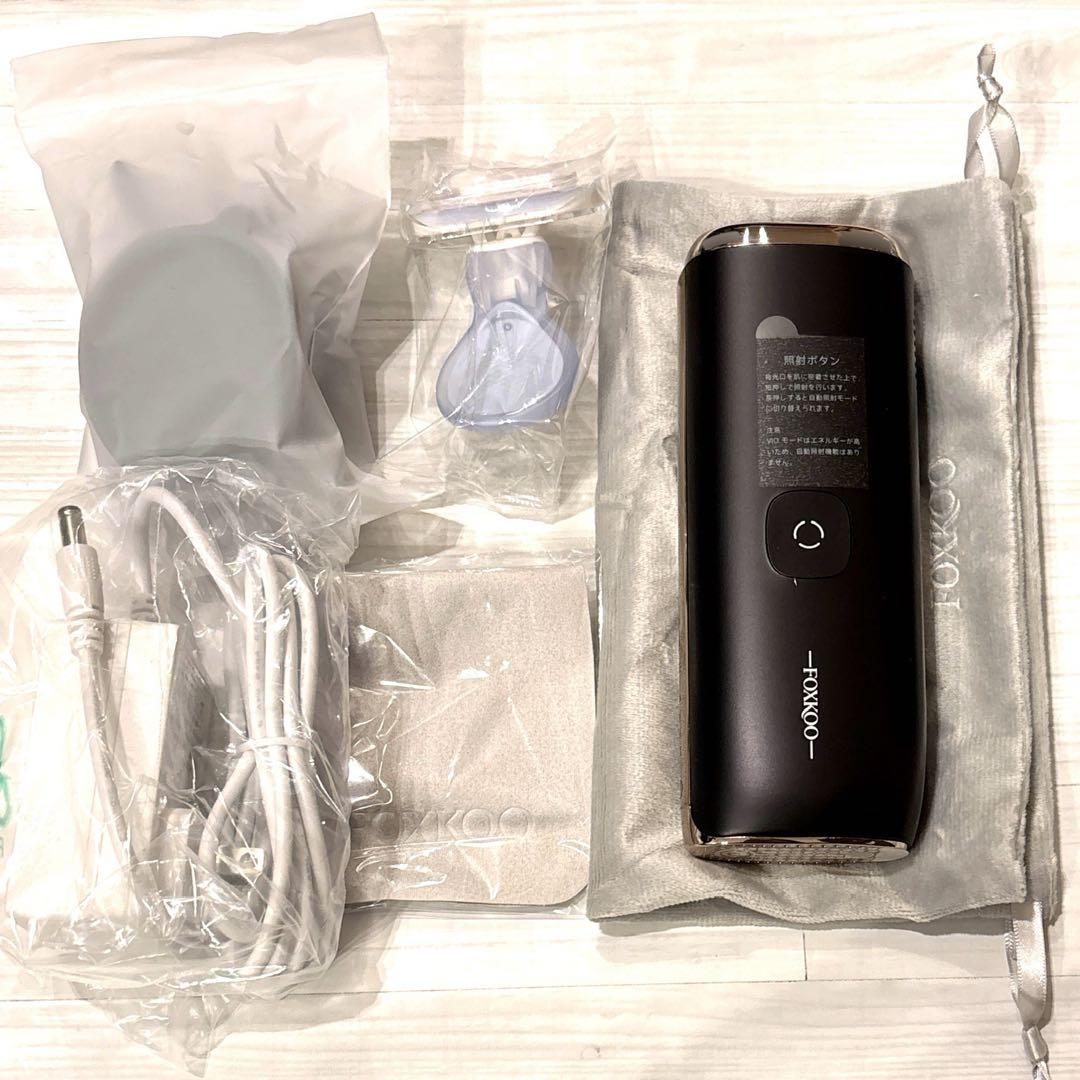 家庭用 脱毛器 HIPL 自動連続照射 サファイア冷却技術 髭 VIO 全身ケア