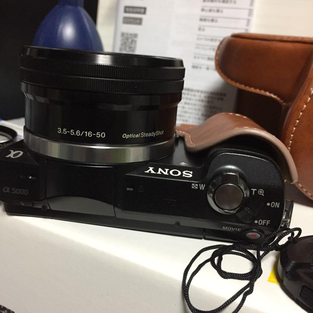最終値下げ★付属品多数★すぐ使える★小型軽量★Wi-Fi★SONY★α5000