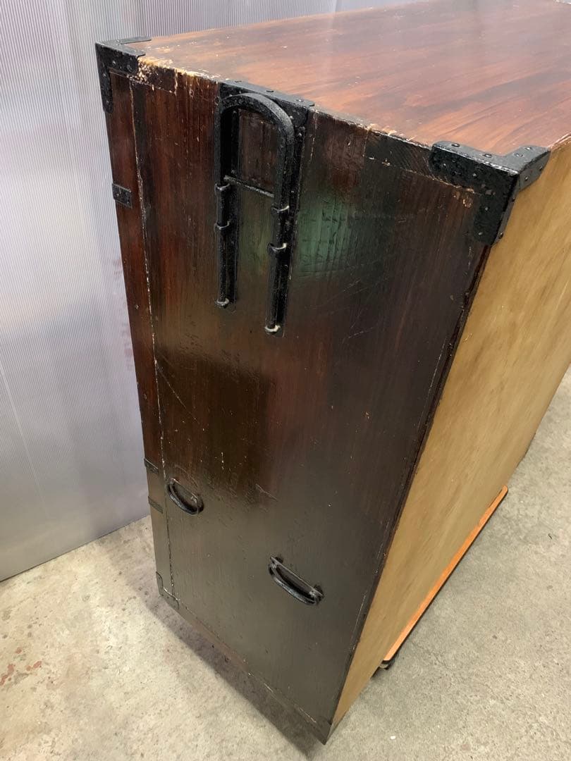 古家具 帳場箪笥 時代箪笥 和箪笥 明治 大正 昭和 レトロ ビンテージ 古民家