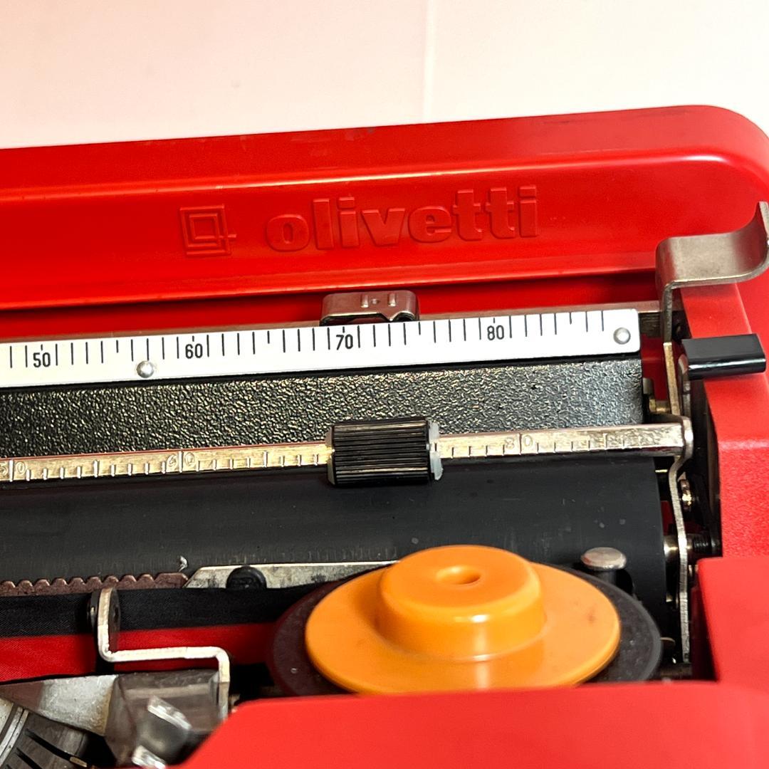 タイプライター オリベッティ バレンタイン、ヴィンテージ、動作良好、1980s~