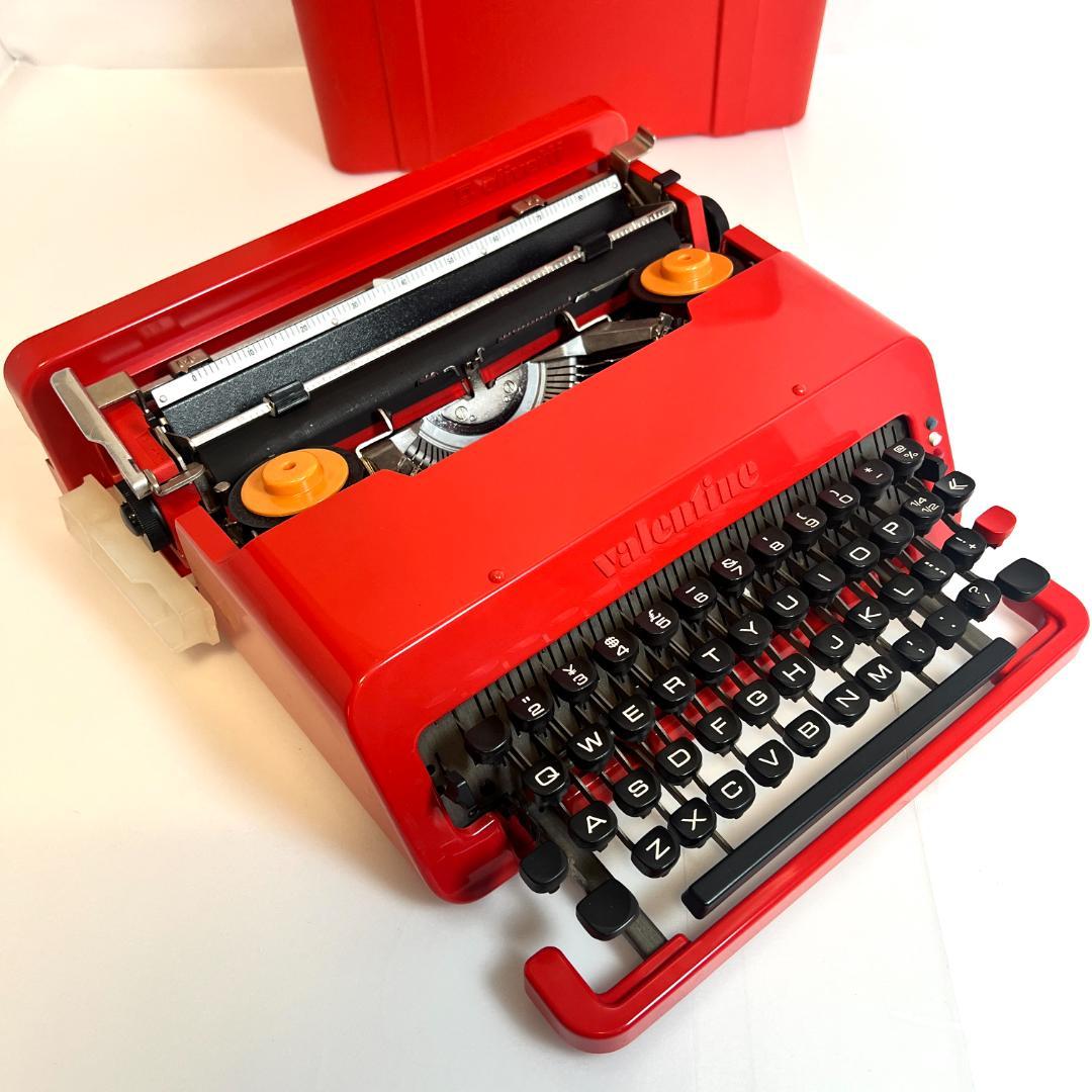 タイプライター オリベッティ バレンタイン、ヴィンテージ、動作良好、1980s~