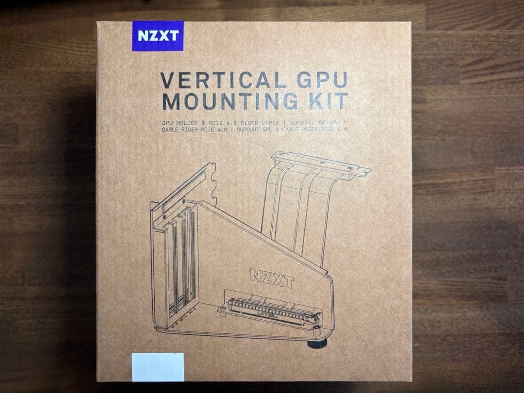 NZXT 垂直型GPUホルダー&ライザーケーブル(PCIE4.0x16ホワイト)