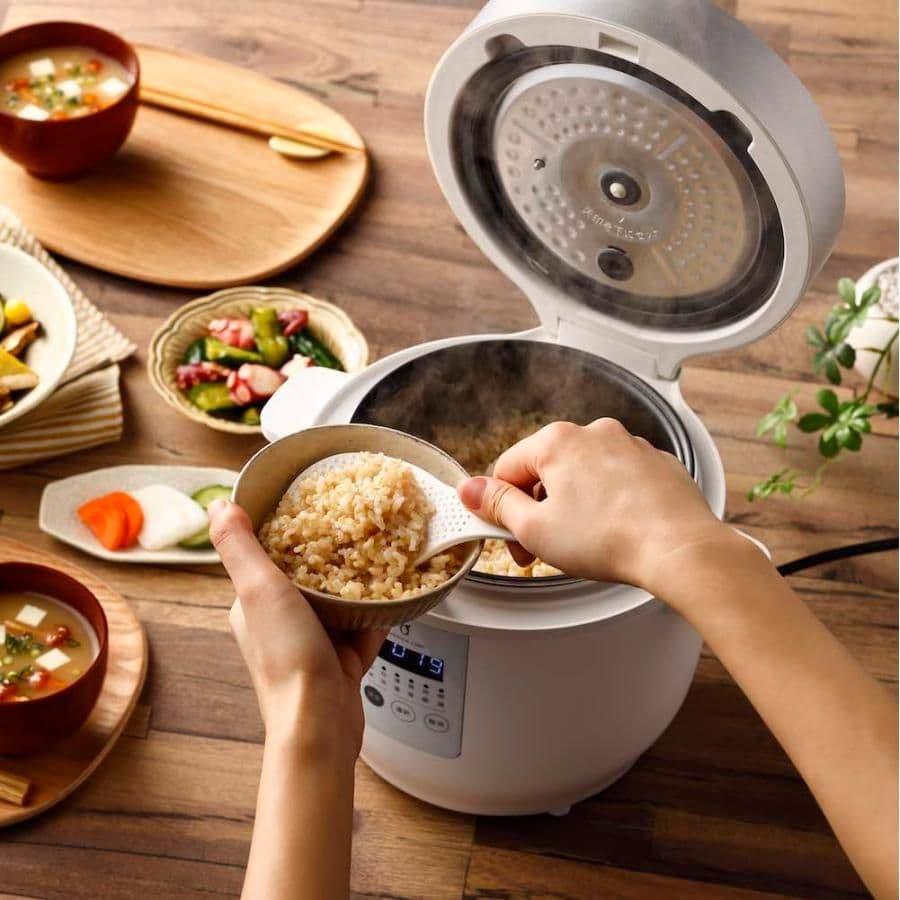 発芽玄米炊飯器 DELIFUL LIFE 「はつが炊き」機能付き 3合炊き