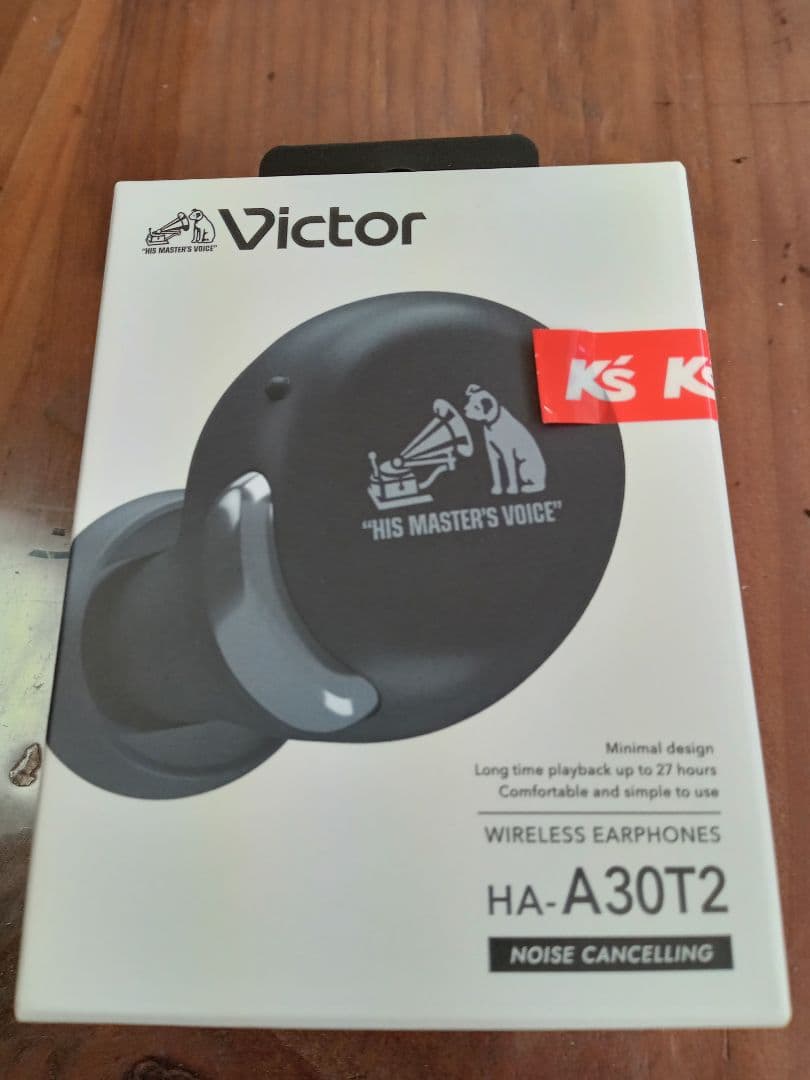 Victor HA-A30T2 ワイヤレスイヤホン　ブラック