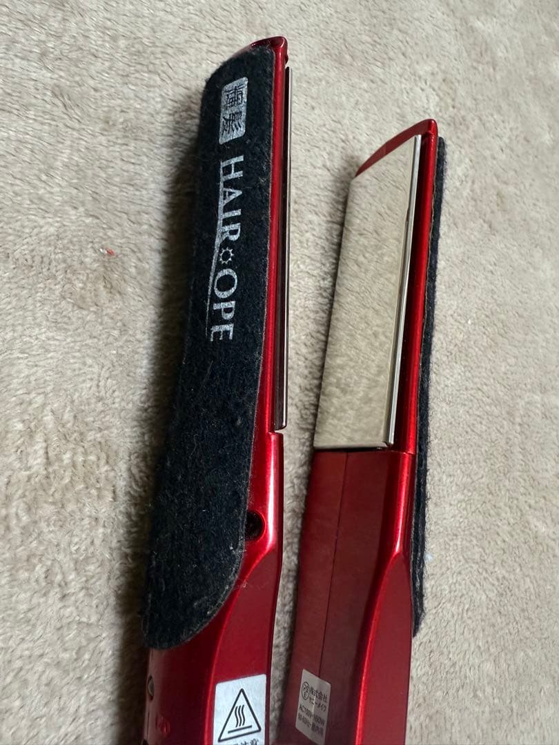 HAILROPE ストレートヘアアイロン レッド