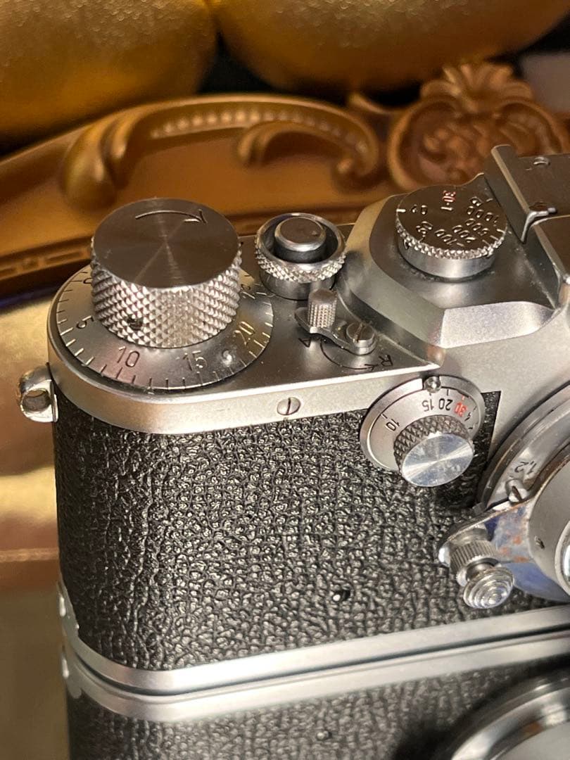 Leica IIIc 戦後モデル INDUSTAR-50 5cm 革ケース付