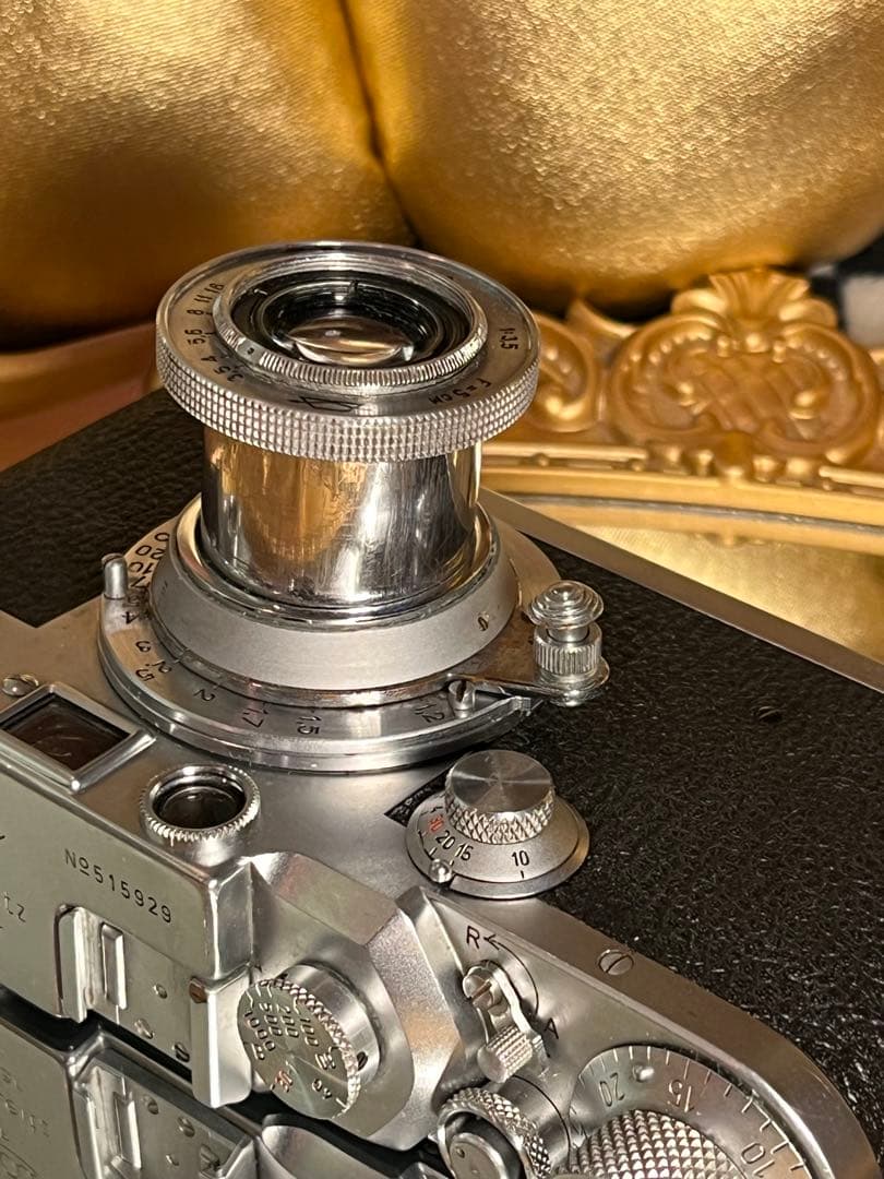 Leica IIIc 戦後モデル INDUSTAR-50 5cm 革ケース付