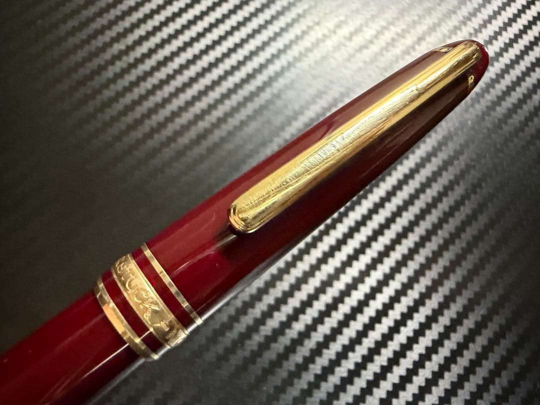 美品 Mont Blanc 163 クラシック ローラーボール ボルドー