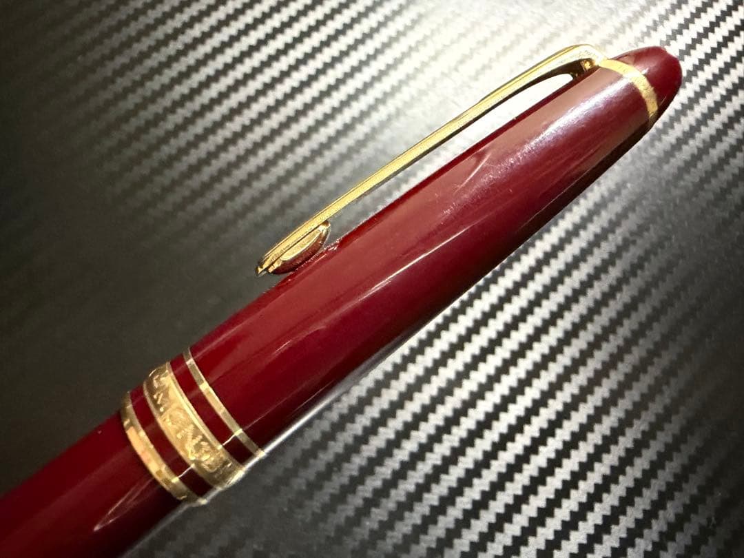 美品 Mont Blanc 163 クラシック ローラーボール ボルドー