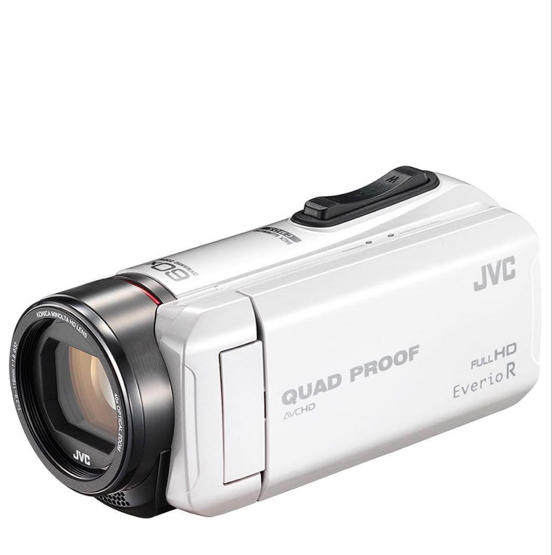 JVC ケンウッド　Everio GZ-R400 ホワイト エブリオR 本体のみ