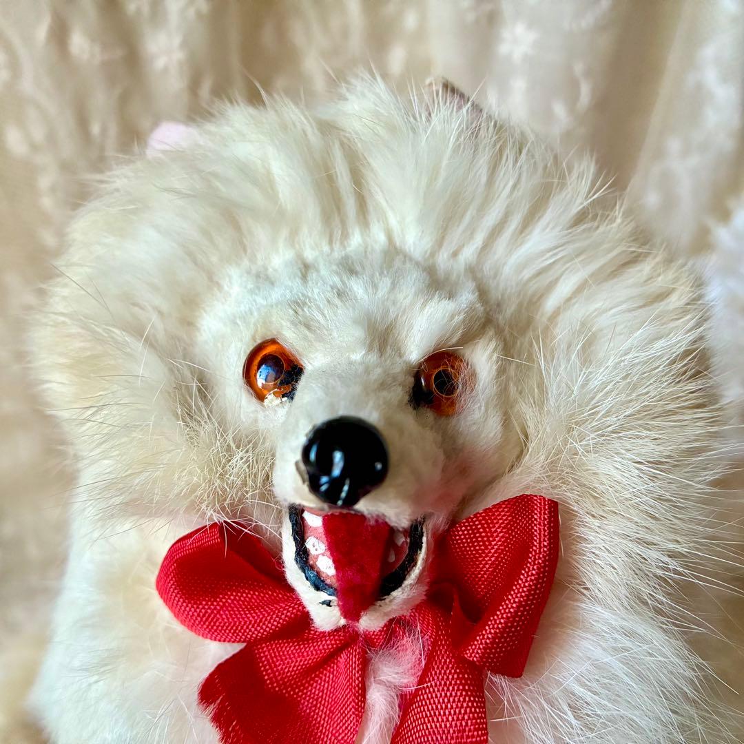 ジュモードッグ　ポメラニアンフィギュア犬　ドイツヴィンテージフランスアンティーク