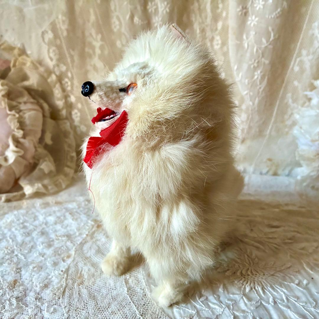 ジュモードッグ　ポメラニアンフィギュア犬　ドイツヴィンテージフランスアンティーク
