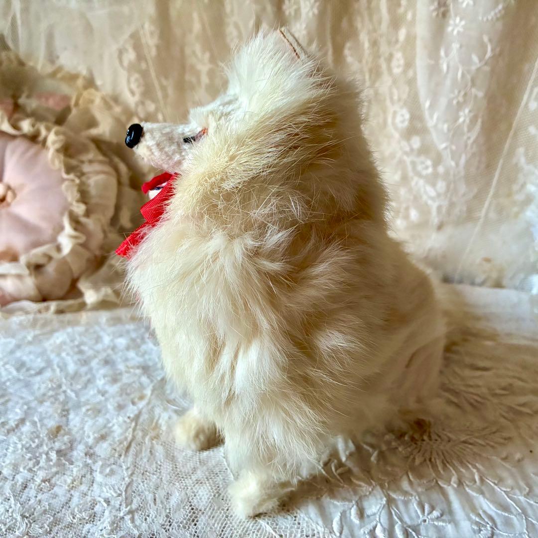 ジュモードッグ　ポメラニアンフィギュア犬　ドイツヴィンテージフランスアンティーク