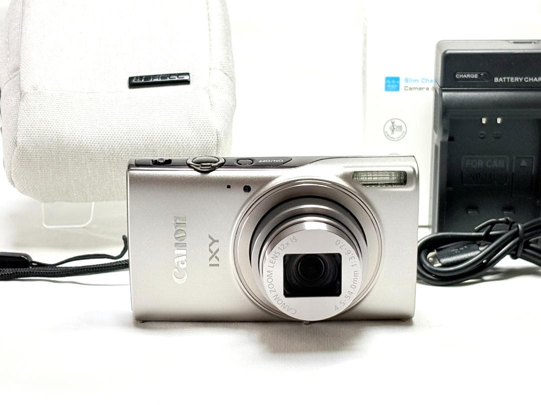 【ほぼ新品 カメラケース付き】 キャノン Canon IXY 650 シルバー