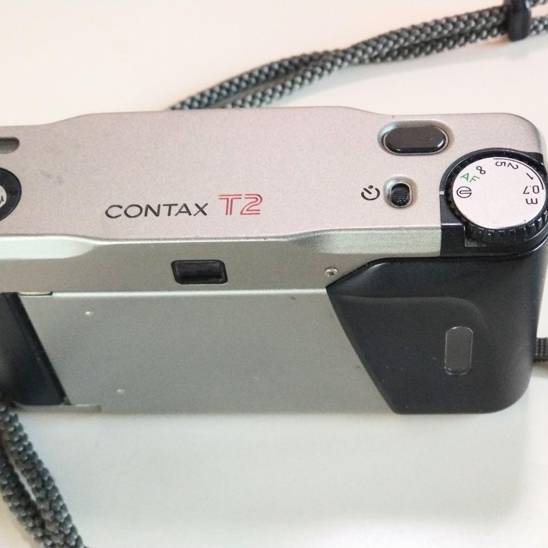 CONTAX T2 チタンシルバー フィルムカメラ contaxt2