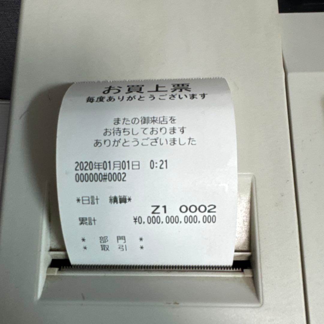 SHARP 電子レジスタ　XE-A147 ホワイト