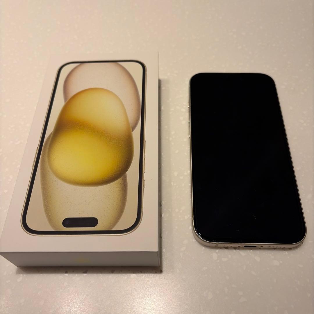 Apple iPhone 15 イエロー128GB simフリー