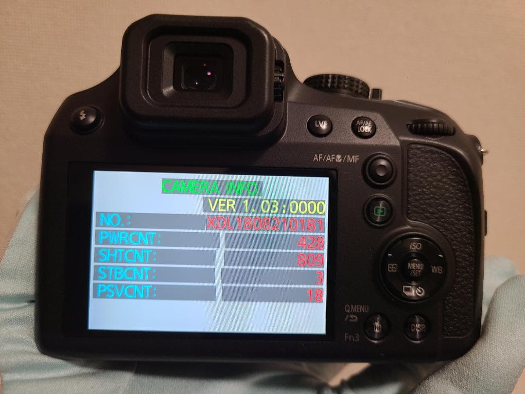 美品 Panasonic LUMIX DC-FZ85 S数809回 1659