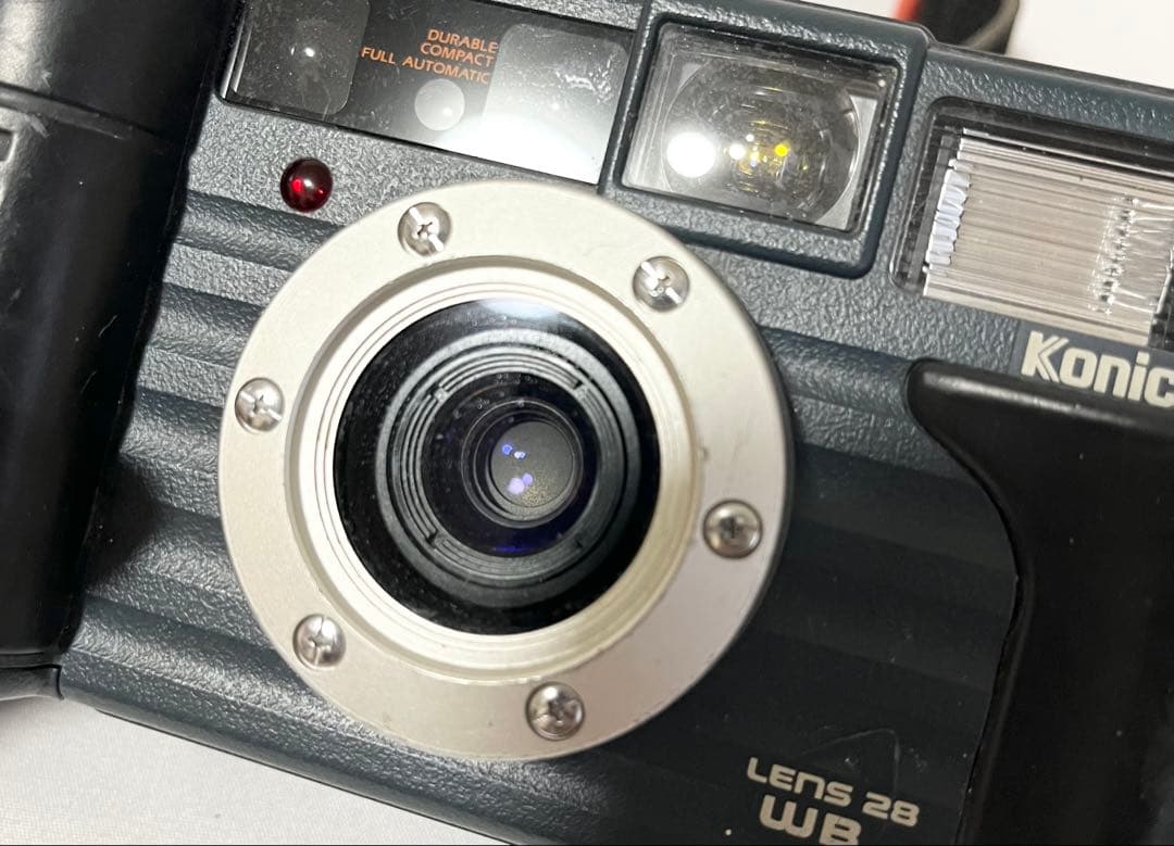 【完動品】Konica 現場監督 LENS 28 WB フィルムカメラ