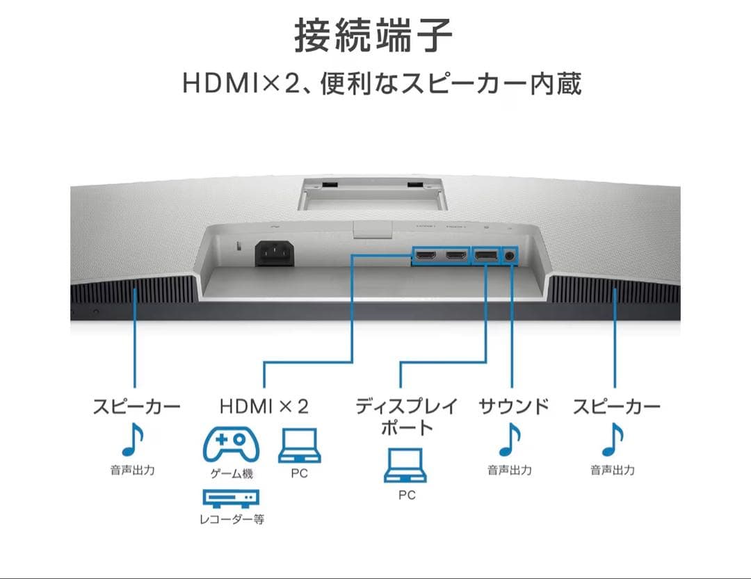 【美品】DELL S2721DS ゲーミングモニター 27インチ