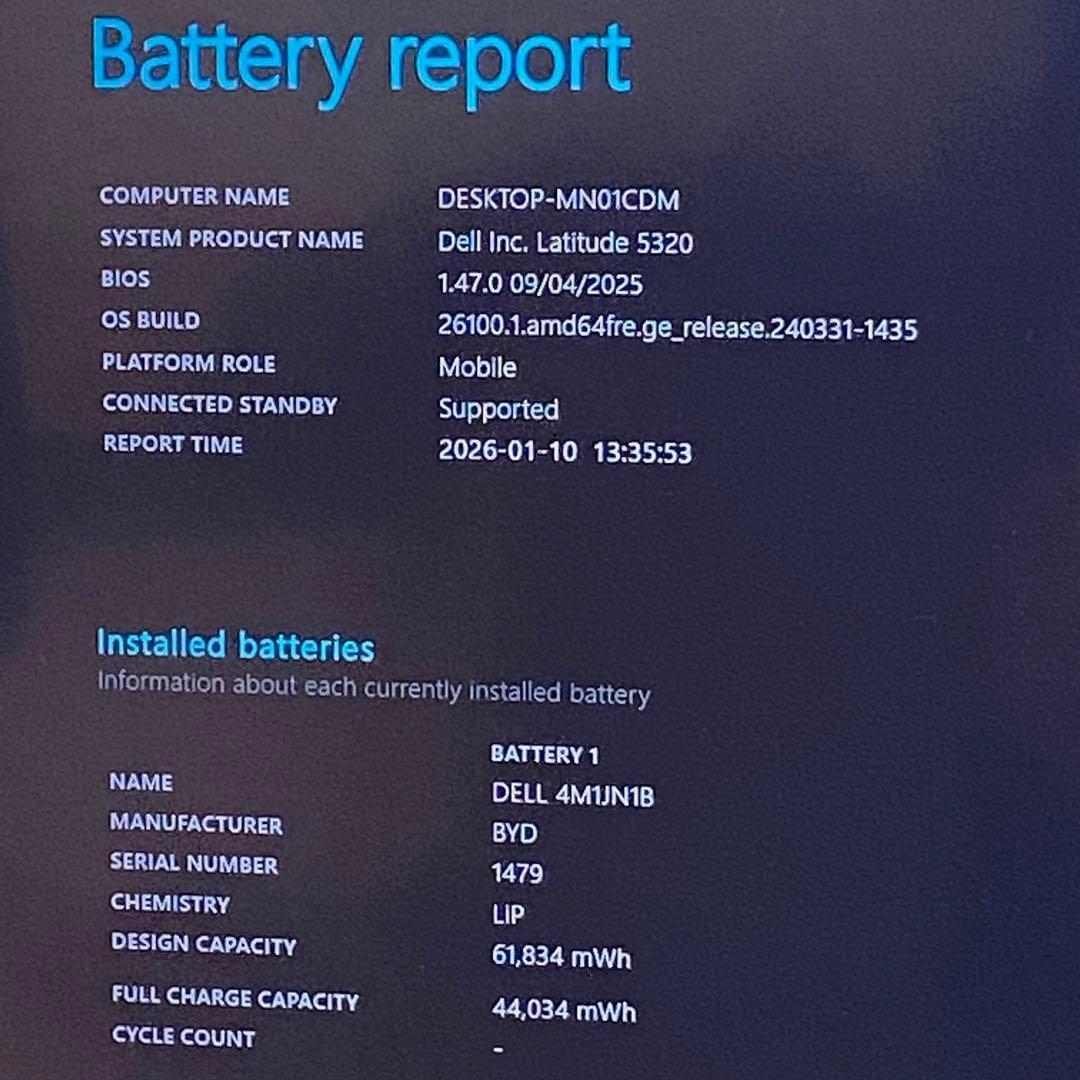 ★2022年製★第11世代Corei7 美品 DELL LATITUDE　H23