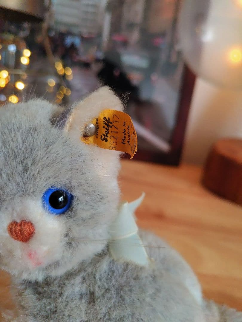 Steiff シュタイフ　猫のSnuffy　猫のぬいぐるみ