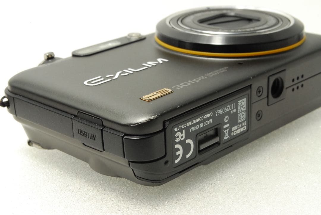 CASIO EXLIM EX-FC100 ❤️スマホ転送 動作確認済 ブラック