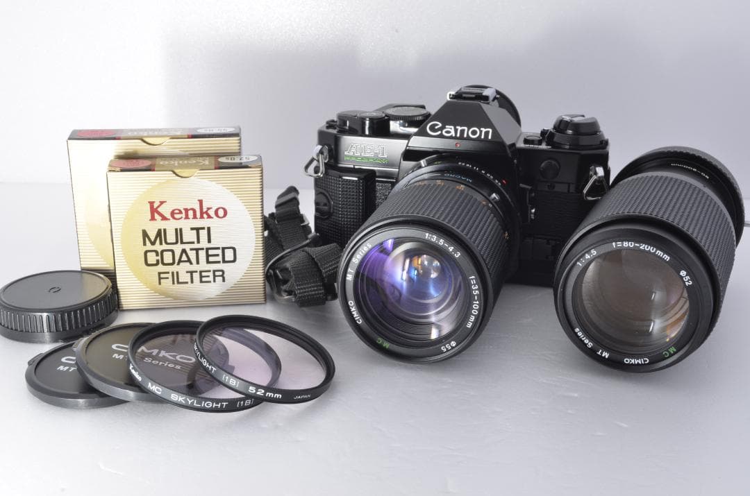 【美品】Canon キャノン AE-1 PROGRAM フィルムカメラ【完動品】