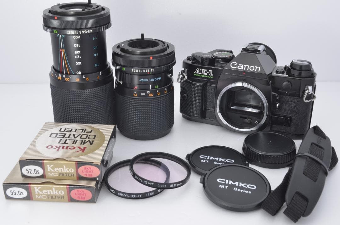 【美品】Canon キャノン AE-1 PROGRAM フィルムカメラ【完動品】