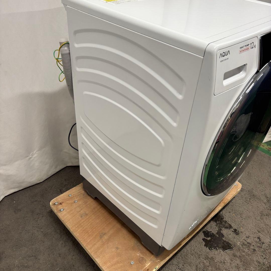 160　ドラム式洗濯機　AQUA　12キロ　乾燥　安い　綺麗　左開　設置無料
