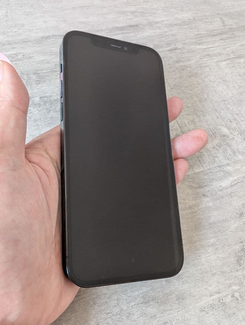 【動作確認済】iPhone12Pro 128GB ブルー SIMフリー 73%