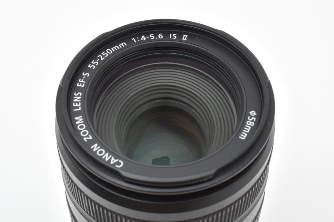 美品 Canon 55-250mm IS II 望遠 手ブレ補正 運動会 初心者