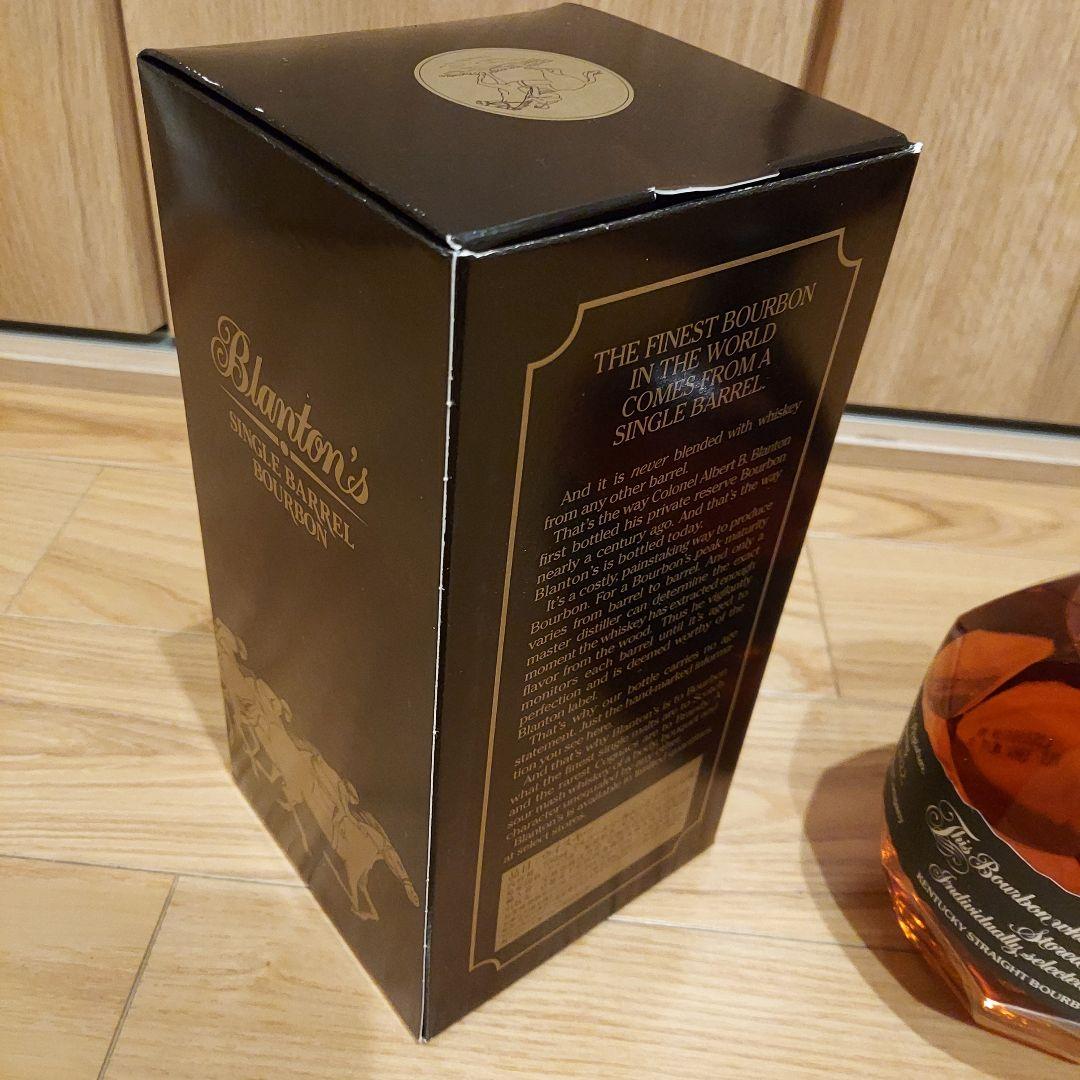 【未開封】ブラントンブラック　シングルバレル バーボン　ウイスキー 750ml