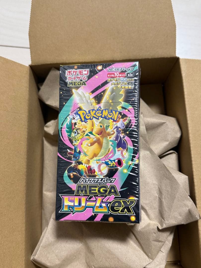 ポケセン産　メガドリームex シュリンク付