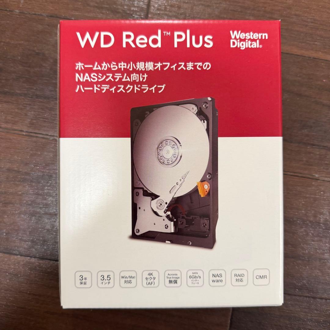 WD Red Plus 8TB HDD WD80EFBX 使用時間104時間