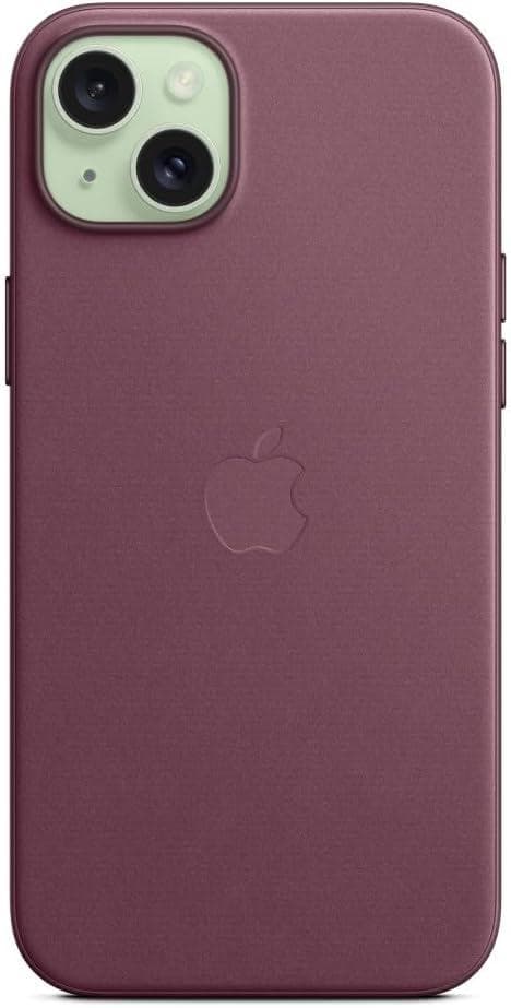 新品 Apple純正 iPhone 15 ファインウーブンケース マルベリー