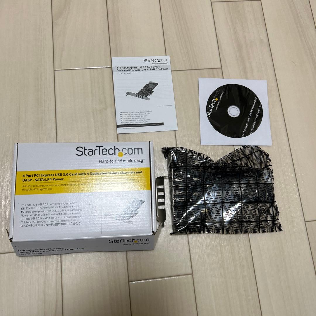 StarTech.com 4ポートUSB 3.0 PEXUSB3S44V