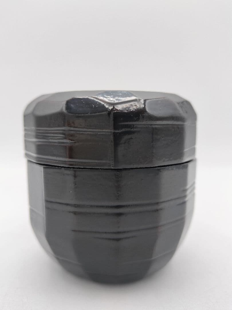 d160【新品・未使用】大棗 菊桐蒔絵 坂下雄峰 山中 木箱 茶道具