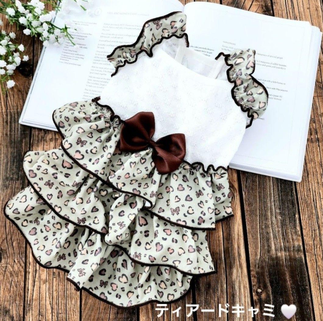 様❤Heart Leopard ♡ハンドメイド犬服♡オーダー